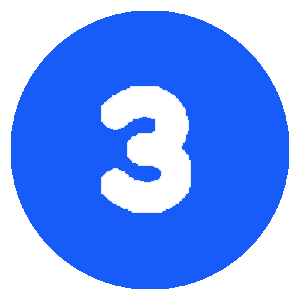 3 Number Icon