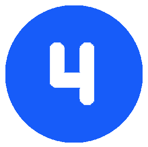 4 Number Icon